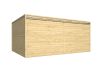 Tuindeco Marco Blokhut 500x350 cm 28 mm vuren grijs geïmpregneerd