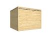 Tuindeco Tino Blokhut 300x275 cm 28 mm vuren grijs geïmpregneerd