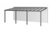 Aluminium aanbouwveranda Velvetline 700x400 cm - Glasdak