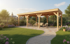 YARD Outdoor SUBLIME overkapping 800x400 cm Douglas blank