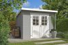 Outdoor Life Nadia Blokhut 295x250 cm 28 mm vuren Platinum Grey-Wit gecoat