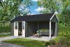 Blokhut Fraya 575x275 cm - Green Grey-Wit gecoat main