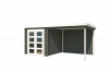 Blokhut Helena 472x230 cm - Green Grey-Wit gecoat second