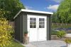 Outdoor Life Indi Blokhut 250x195 cm 28 mm vuren Green Grey-Wit gecoat