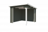 Blokhut Lara 275x275 cm - Green Grey-Wit gecoat second