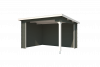 Blokhut Lara 380x275 cm - Green Grey-Wit gecoat second
