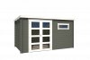 Blokhut Timian 380x230 cm - Green Grey-Wit gecoat second