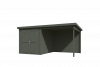 Tuinhuis Finn 450x250 cm - Green Grey gecoat - second