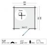 Plattegrond blokhut Richard