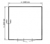 Lugarde Prima Jessica 44mm 240x240 cm