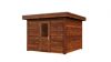 Lugarde Select Modern tuinhuis Groningen 300x300cm - Bruine olie