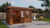 Lugarde Select Modern tuinhuis Gorssel 388x200cm - Bruine olie