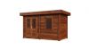 Lugarde Select Modern tuinhuis Gorssel 388x200cm - Bruine olie