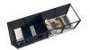 Lugarde Select Modern tuinhuis met overkapping Dronten 388x250cm + 400cm - Zwarte olie