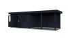 Lugarde Select Modern tuinhuis met overkapping Dronten 388x250cm + 400cm - Zwarte olie