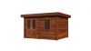 Lugarde Select Modern tuinhuis Bodegraven 388x300cm - Bruine olie