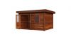 Lugarde Select Modern tuinhuis Bodegraven 388x300cm - Bruine olie