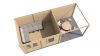 Lugarde Select Modern tuinhuis met overkapping Emmen 388x300cm + 300cm - Onbehandeld