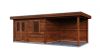 Lugarde Select Modern tuinhuis met overkapping Emmen 388x300cm + 300cm - Bruine olie