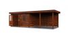 Lugarde Select Modern tuinhuis met overkapping Zutphen 388x300cm + 400cm - Bruine olie