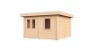 Lugarde Select Modern tuinhuis Rotterdam 388x388cm - Onbehandeld