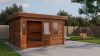 Lugarde Select Modern tuinhuis Rotterdam 388x388cm - Bruine olie