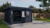 Lugarde Select Modern tuinhuis Rotterdam 388x388cm - Zwarte olie