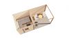 Lugarde Select Modern tuinhuis met overkapping Vught 250x250cm + 300cm - Onbehandeld