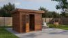 Lugarde Select Modern tuinhuis Amsterdam 300x250cm - Bruine olie