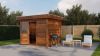 Lugarde Select Modern tuinhuis Amsterdam 300x250cm - Bruine olie
