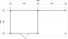 Lugarde Select Modern tuinhuis met overkapping Tilburg 300x250cm + 300cm - Bruine olie