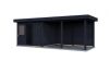 Lugarde Select Modern tuinhuis met overkapping Apeldoorn 300x250cm + 400cm - Zwarte olie