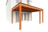 Trendhout Aanbouwveranda Modena 470x365 cm - model rechts