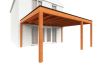 Trendhout Aanbouwveranda Modena 550x485 cm - model rechts