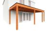 Trendhout Aanbouwveranda Modena 695x300 cm - model rechts