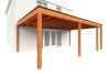 Trendhout Aanbouwveranda Modena 695x485 cm - model rechts