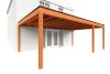 Trendhout Aanbouwveranda Modena 730x485 cm - model rechts