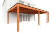 Trendhout Aanbouwveranda Modena 825x485 cm - model rechts