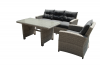 SenS-Line Wicker Diningset/loungeset Amaro met 1 stoel, excl. glasplaat - SALE01072