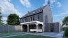 Trendhout Aanbouwveranda Ancona 415x330 cm - plat dak model rechts