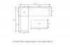 Loungeset Garden Impressions Andrea- hoekbank en tafel - grijs