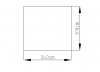 Metalen berging Archer F 340x319 cm