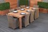 Teak dinner tafel Rustiek 180 | Tafel 180x90x80 cm