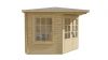 Tuindeco Asmund Blokhut 300x300 cm 28 mm vuren red class wood geïmpregneerd