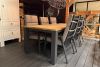 Tuinset Aurum – Tafel met 6 verstelbare stoelen