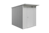 Biohort AvantGarde A2 metalen berging 180x220x218 cm zilver met enkele deur