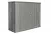 Biohort Metalen Tuinkast 230 - Kwartsgrijs - 227x83x182,5 cm