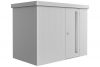 metalen berging Neo - 1c - enkele deur - zilver