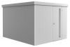 Biohort Metalen tuinhuis Neo - Enkele deur - Zilver - 4C (292x348 cm)