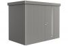 metalen berging - grijs - enkele deur - 1c